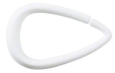 Spirella Lot de 12 Anneaux pour Rideaux de Douche Drop Blanc