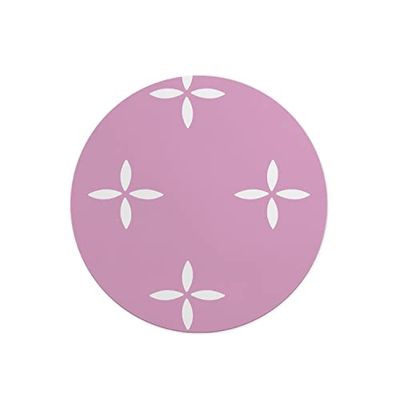 Questo Casa, Round Digital Printed Mouse Pad, Non-Slip Base, for Office and Home, Diameter:22cm