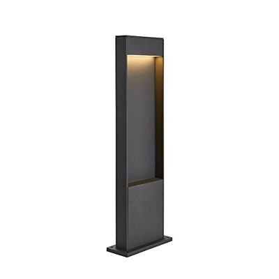 SLV 1002956 Poser Éclairage extérieur pour sentiers, Murs, entrées, Lampe de Jardin à LED Outdoor / IP65 3000/4000K 9,7W 400lm, Aluminium, 9.7 W, Flatt Pole 65 3000K Anthracite