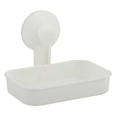 MSV Porte Savon à Fixer ABS Blanc Mat