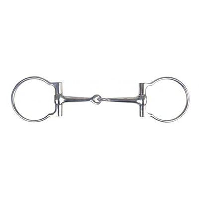 HKM Sports Equipement Western Anneau en D Snaffle Simple cassé 125 mm
