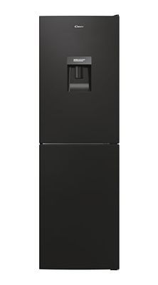 CANDY CCT3L517EWBK Low Frost 50/50 Fridge Freezer with Non Plumbed Water Dispenser- Black - E Rated