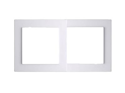 Marco cuadruple blanco, serie 8000, con diseño moderno, fácil instalación, adecuado para exposiciones y decoración de espacios.