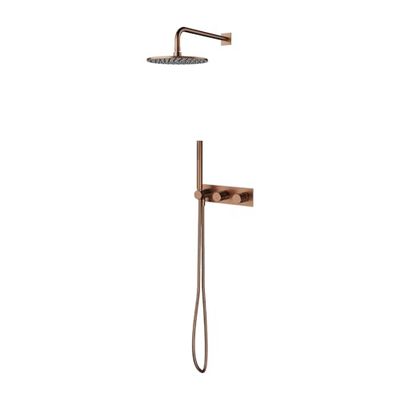 Omnires SYSCT10CPB, Sistema doccia ad incasso Contour, Brushed copper
