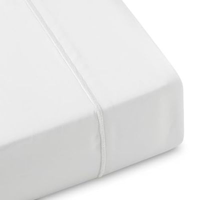 Juego de sábanas Liso 500H color blanco. Cama de 135/140 cm. 3 piezas