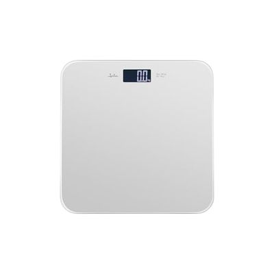 Jata Hogar HBAS1292 Balance de salle de bain numérique avec écran LCD, jusqu'à 180 kg, compacte : 28 x 28 x 2 cm, allumage et arrêt automatiques, 4 capteurs, balance de salle de bain haute précision