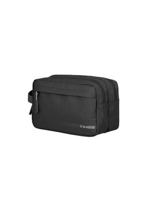 travelite handbagage kosmetikväska, bagage serie Kick Off: Praktisk necessär för semester och sport, 26 cm, 5 liter, svart, Kulturtasche 26 cm, Necessär