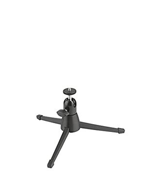 K&M 19783 - Treppiede da tavolo per fotocamera, in acciaio, con rotazione a 360°, inclinazione di 90°, impugnatura flessibile e stabile