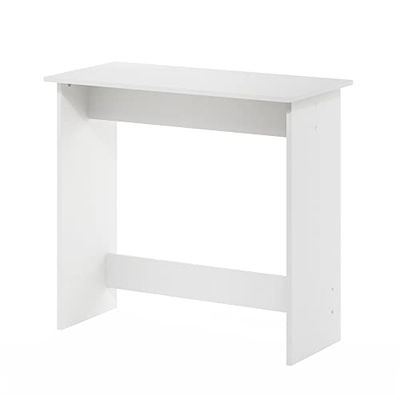 Furinno Simplista Tabla de Estudio, Engineered Wood, White, 39.12 (D) x 79.50 (W) x 75.69 (H) cm