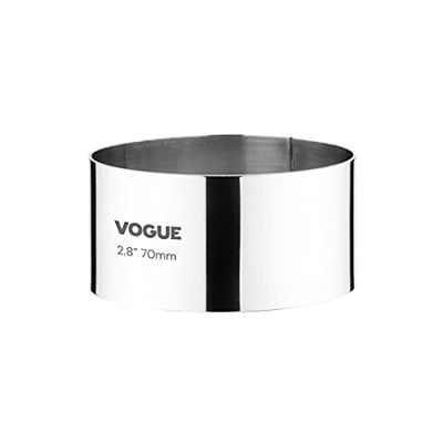 Molde de corte para tartas Vogue Mousee, 7 x 3,5 cm, redondo