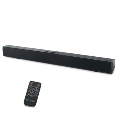 Muse 1520 SBT Altoparlante tv con bluetooth, 50 W, Nero
