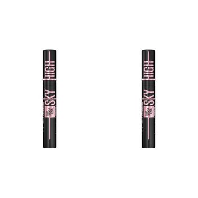 Maybelline New-York Mascara Volume & Lunghezza - Sky High Cosmic Black - Colore: Nero Ultra Intense, 7,2 ml (Confezione da 2)