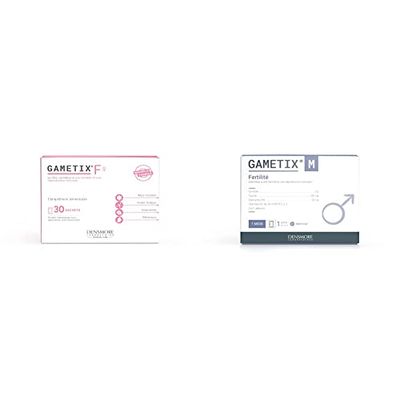 Densmore - Fertilité - GAMETIX F Cure de 3 Mois + Gametix M - 2 Compléments Alimentaires pour la Fertilité - Grossesse et Fertilité - Myo Inositol, Acide Folique, Zinc, Sélénium - Pour Homme et Femme