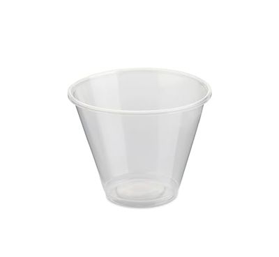 Nupik deSter x 280cc Clear Reusable Plastic Cups, 800 Count, Heavy Duty, Shatterproof, Withstands High Temperatures of Coffee, Tea, Milk, Water, Made of Polypropylene (PP)