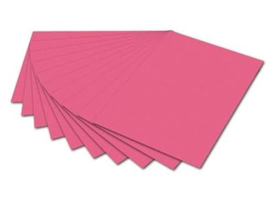 Folia carton photo 6129 (50 x 70 cm, 10 feuille) Vieux Rose
