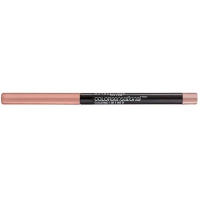 Maybelline New York Matita Labbra Color Sensational Shaping Lip Liner, Automatica, Labbra Scolpite, Nude Whisper (10), 0,3 g