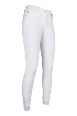 HKM 4057052111228 Adults' Riding LG Basic Silicone Knee Pad White 18