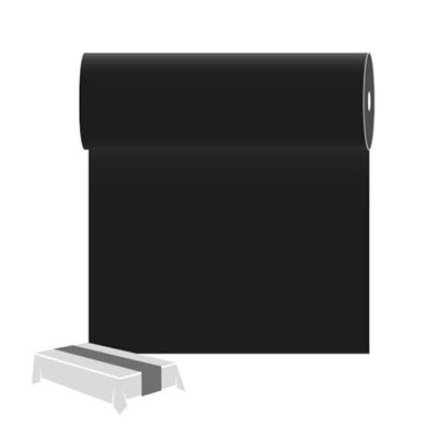 García de Pou 802.01 Chemin-tafel, 55 g/m2, 0,3 x 12 m, zwart