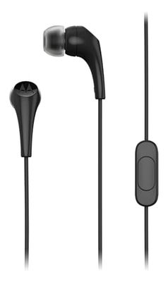 Motorola Sound Earbuds 105 - przewodowe słuchawki douszne stereo z mikrofonem do prowadzenia rozmów w trybie głośnomówiącym - białe, S/M/L