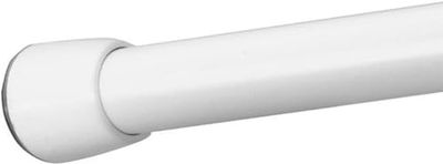 iDesign iDesign 78572Eu Cameo Barre de Traction de Rideau de Douche Moyen Modèle Inox Blanc 109 X 6,6 cm