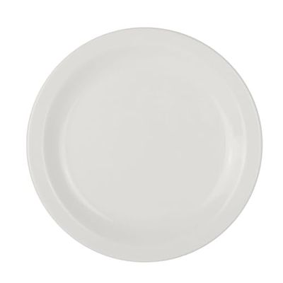 Steelite Simplicity White Cresta Plate 10inch / 25.5cm, Case of 24