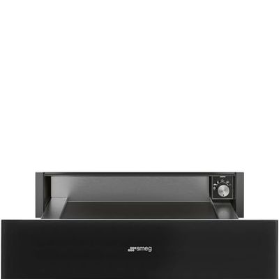 Smeg CPR115B3 Warming Drawer for Dishes, Stainless Steel