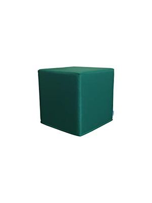 PanQube Module 8-LG Pufa VERONA 45 repose-pieds sans broderie Vert clair 45 x 45 x 45 cm