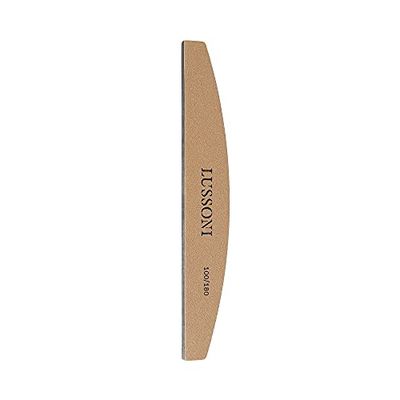 T4B LUSSONI PREMIUM Limes A Ongles Manucure Bateau 100/180 (10 Pièces)