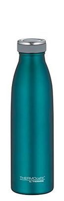 ThermoCafé Gourde Isotherme, Acier Inoxydable, Mat Teal, 0,5 l