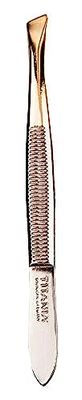 Titania Solingen pinzette, inclinato, pizzo placcato oro, 1er Pack (1 X 12 G)