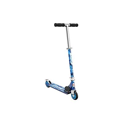 Razor Monopattino Pieghevole per Bambini, Edizione Speciale, in Alluminio, Motivo Mimetico con Squali, Blu