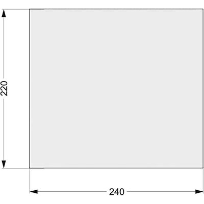 Tatonka Floorsheet Tyvek 3 Matelas de Tente, 180 x 220 cm, Ultra léger, imperméable, découpable et avec de Petites Dimensions Une Fois plié, sans PFC/PFAS, Blanc