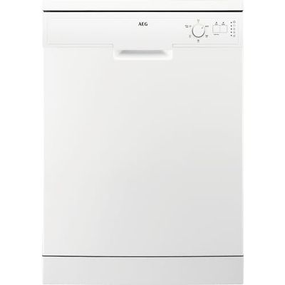 AEG - FFX52607ZW - Dishwasher 5000, Freestanding Dishwasher with AirDry Technology, Delivers Up To 3x Better Drying Performance, 13 Settings, Quik Program, 48 dB, 60cm, White, Class E