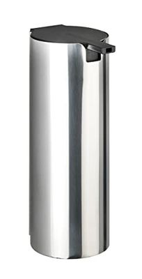 WENKO Turbo-Loc® Distributeur de Savon en Acier Inoxydable Detroit pour Le Montage Mural Brillant