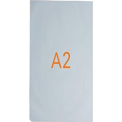Nobo A2 Poster Frame Sign Holder Replacement Cover, Anti-Glare, Flexible, 500 Micron, Easy Clean, Suitable For Snap Frames & A-Boards, Premium Plus, 1902375
