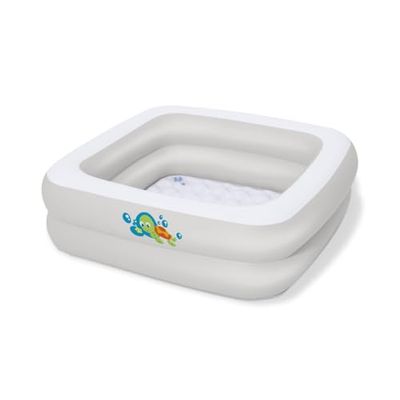 Bestway BW51116 Opblaasbare baby bad bad voor thuis en reizen,Kleur: Wit