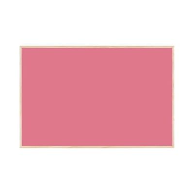 Bi-Office Lavagna Magnetica Earth New Basic Fuchsia, 88,5 x 58,5 cm, Superficie in Acciaio Laccato, Cornice in Pino Naturale