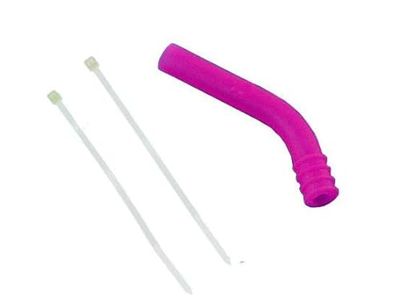 Q Model- Collecteur d'échappement en Silicone, QM/129-1PK, Rose, Taille Unique