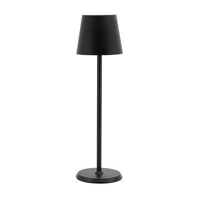SECURIT - Lampe LED à Variateur "Feline" - Sans Fil - Rechargeable Par USB Magnétique - Intérieur/Extérieur - Pour Bar, Café, Restaurant, Hôtel - 38 x 11 x 11 cm - Coloris Noir