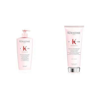 Kérastase, Genesis, Shampoo Nutriente & Fortificante Anti-Caduta 250 ml + Balsamo 200 ml Balsamo Fortificante Anti-Caduta + Maschera Anti-Caduta 200 ml