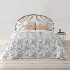 BELUM | Housse de Couette pour lit 150/160 (240 x 220 cm) | Tissu : 100% Coton Biologique 175 Fils Certifié Oeko-Tex | Modèle : Springfield