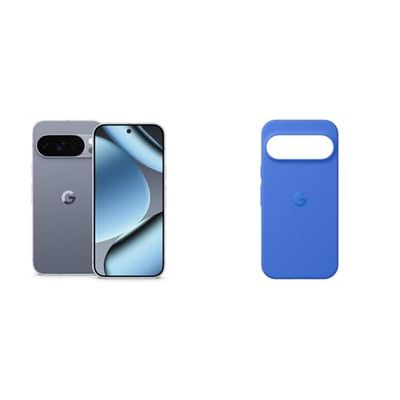 Google Pixel 10 Pro - Unlocked Android Smartphone with Gemini, Triple Rear Camera System, 24+ Hour Battery and 6.3" Super Actua Display - Moonstone, 256GB+Case