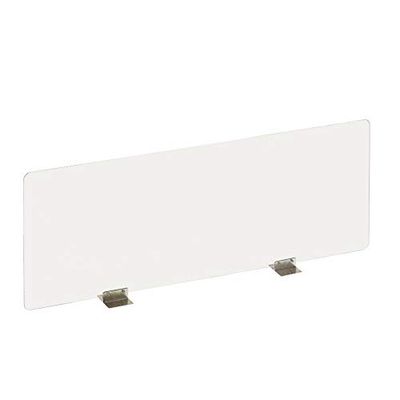 Exacompta - réf. 81358D - ExaScreen Ecran de protection ou cloisonnette contre les postillons pour bureau open-space - call center - restaurants H58cmxL158cm - à fixer kit de fixation fourni