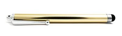 SYSTEM-S Lápiz Capacitivo de Aluminio en Amarillo para Tablet, Smartphone, Ordenador portátil Surface