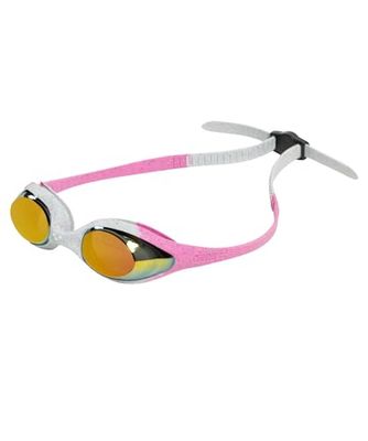 ARENA Junior spindel spegelglasögon, R_ROSAK-GRÅ-ROSA