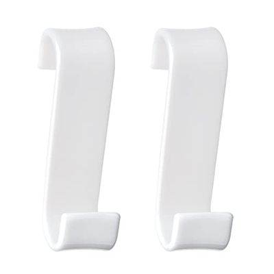 Gedy Merlin 2-delige set kleerhangers, witte afwerking, serie van thermoplasthars