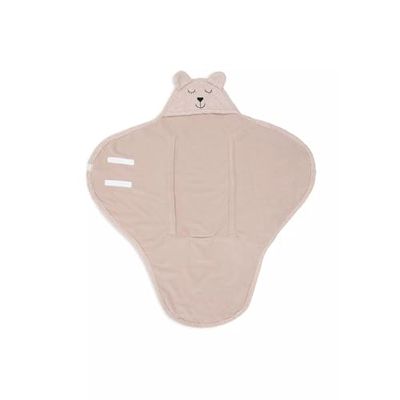 Jollein inslagningsfilt, puckfilt t.ex. för babystol, Bear Boucle Wild Rose | 032-566-67062