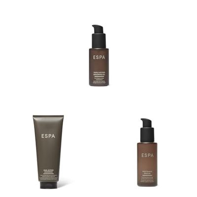 ESPA | Men's Grooming Set | Includes Grooming Oil, Shavemud & Postshave Gel