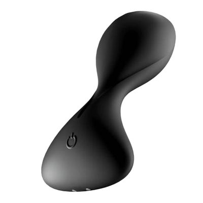 Satisfyer, plug anale Bluetooth, Satisfyer 'Trendsetter Connect App', con app, in silicone, impermeabile, colore:nero