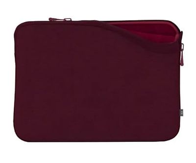 MW Funda para Portátil Compatible con Apple Macbook Pro 13, Funda para Portátil 13 pulgadas con Memory Foam Acolchada, Funda Protectora para Portátil con Cremallera Anti-Rayado, Estaciones (13", Vino)